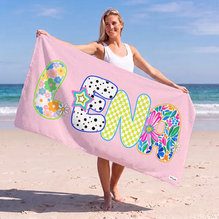 Serviettes personnalisées pour la plage et le bain