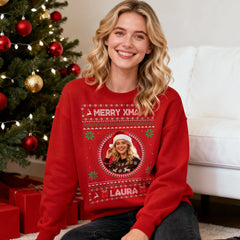 Sweat de Noël « Votre photo »