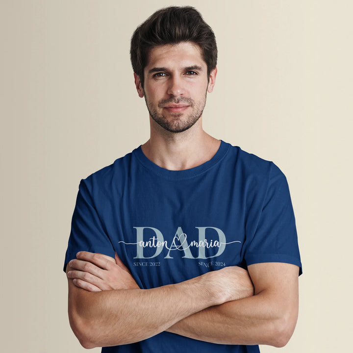 Personalisiertes T-Shirt "Dad" famwalls