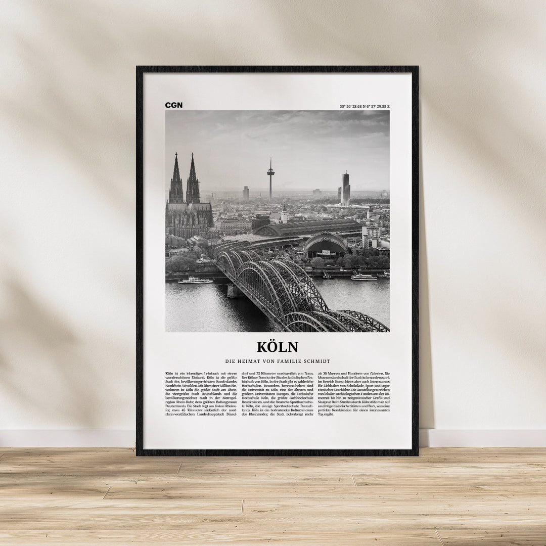 Personalisiertes Poster "Köln" famwalls