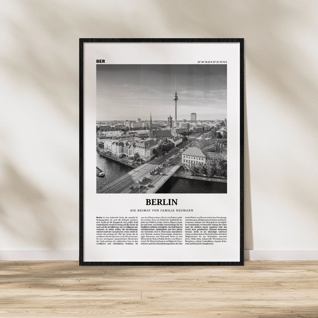 Personalisiertes Poster "Berlin" famwalls