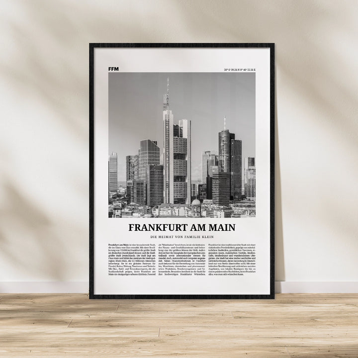 Personalisiertes Poster "Frankfurt am Main" famwalls