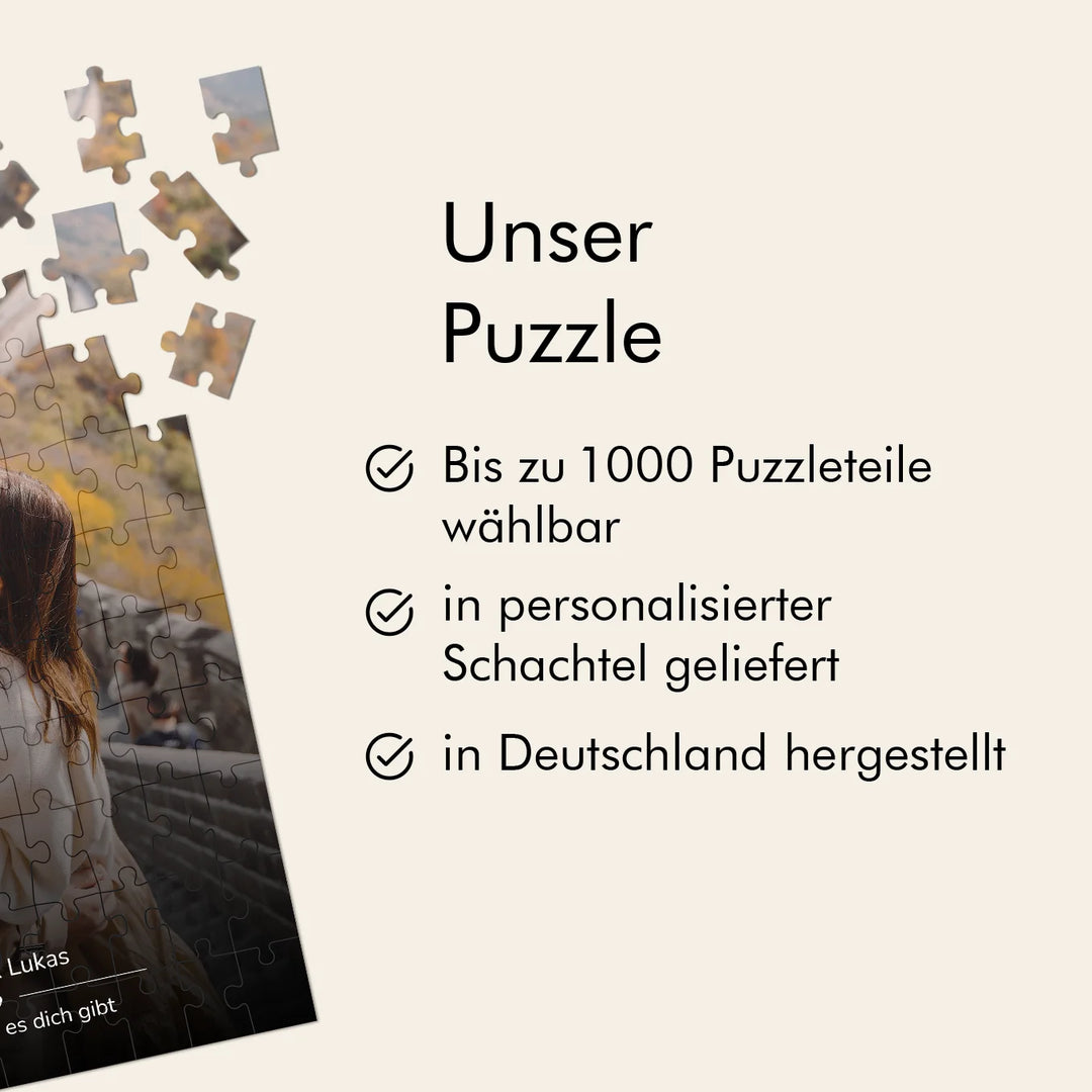 Personalisiertes Puzzle "Wunschmotiv" - famwalls