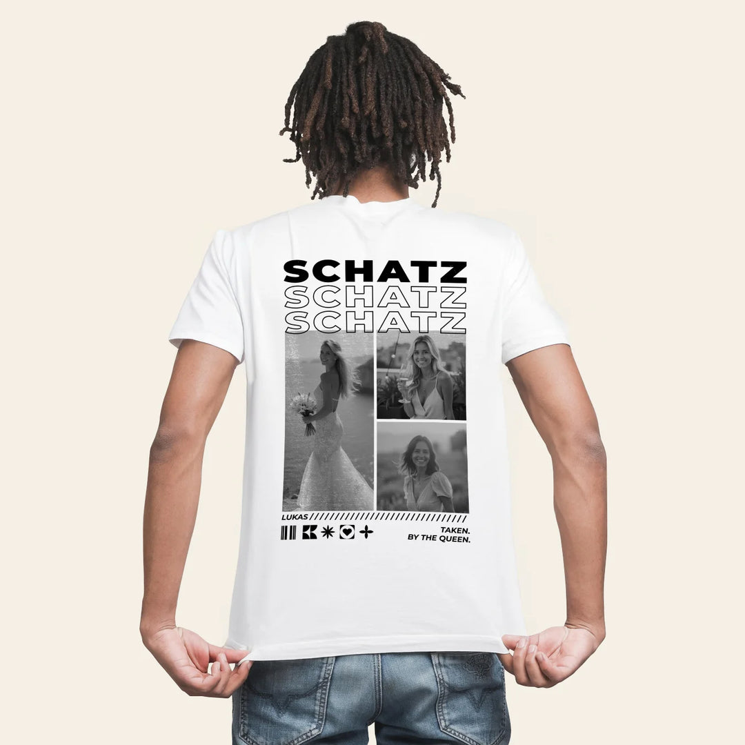 Personalisiertes Oversized T-Shirt "Wifey"