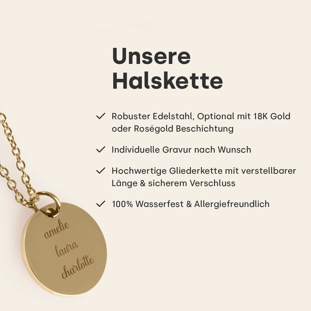 Personalisierte Halskette "Familie"