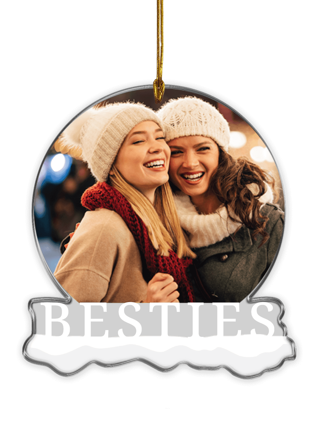 ''Besties Foto'' Weihnachtsanhänger famwalls