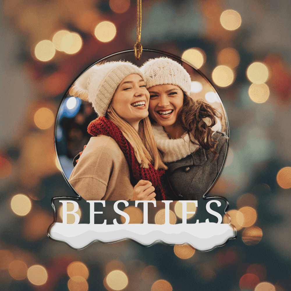 ''Besties Foto'' Weihnachtsanhänger famwalls