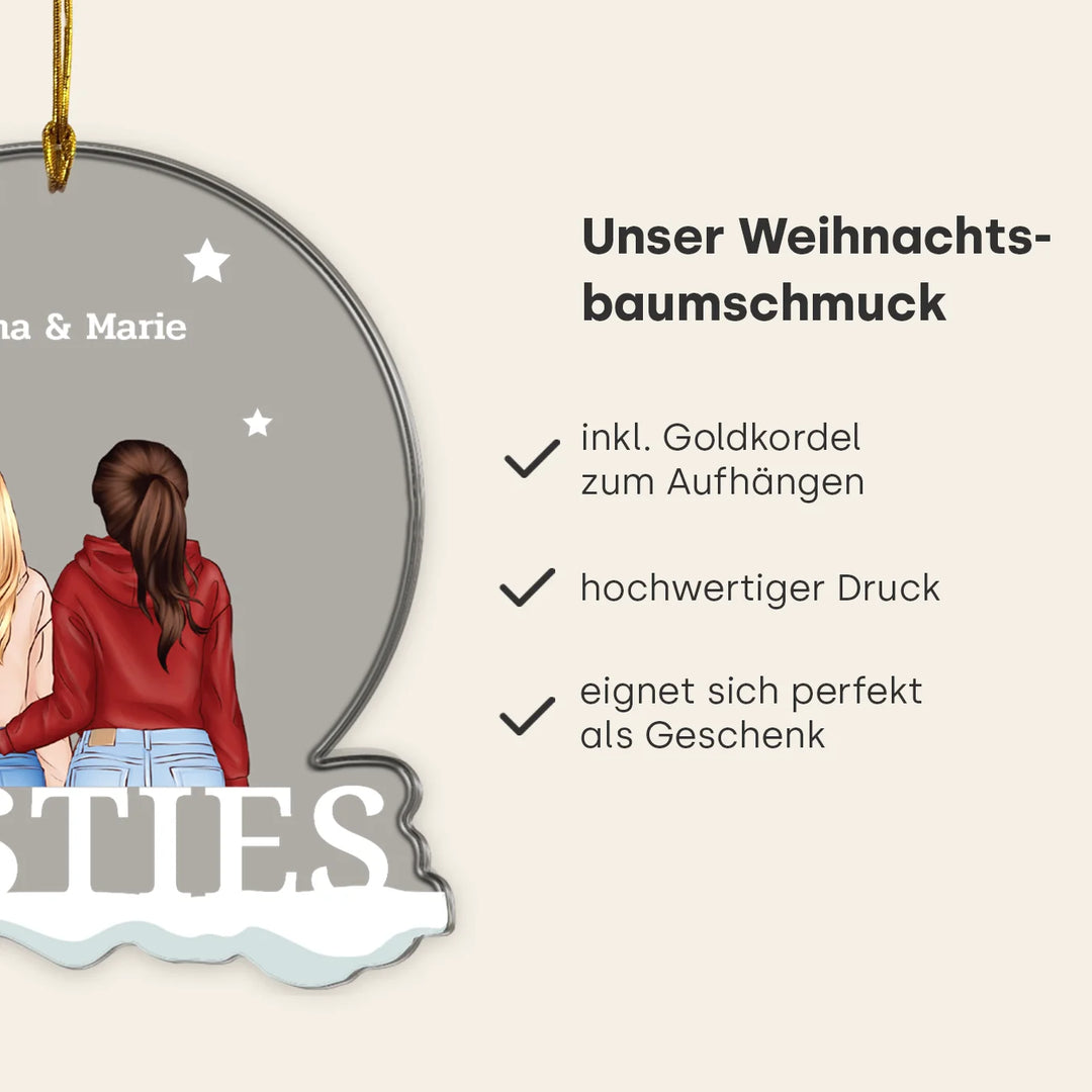 ''Besties'' Weihnachtsanhänger famwalls