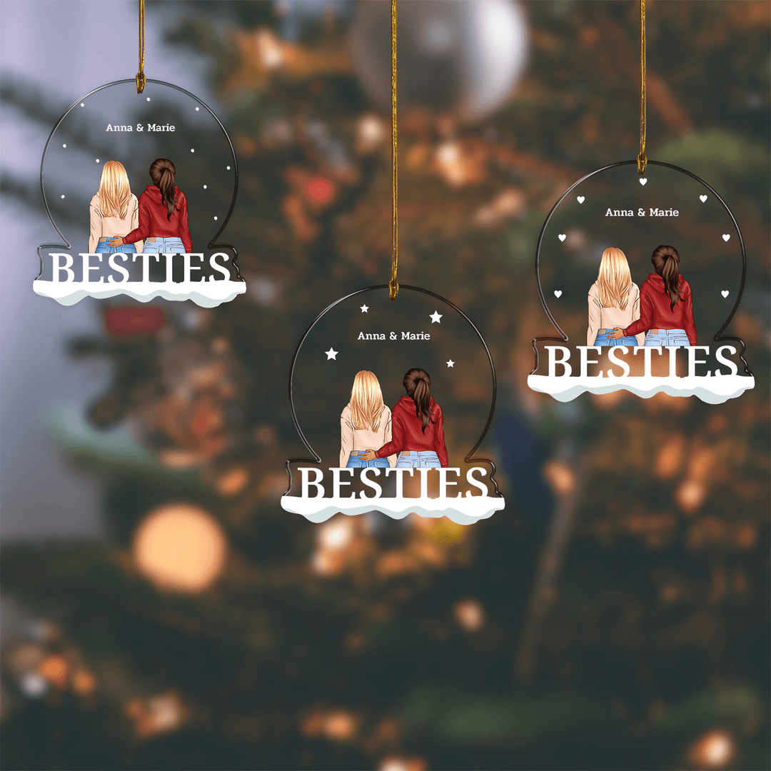 ''Besties'' Weihnachtsanhänger famwalls