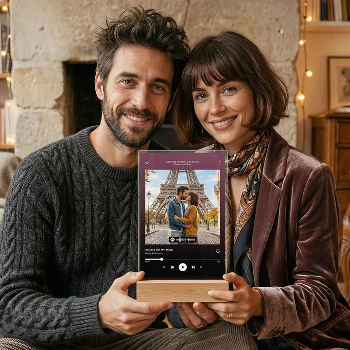 Présentoir acrylique « Chanson préférée »