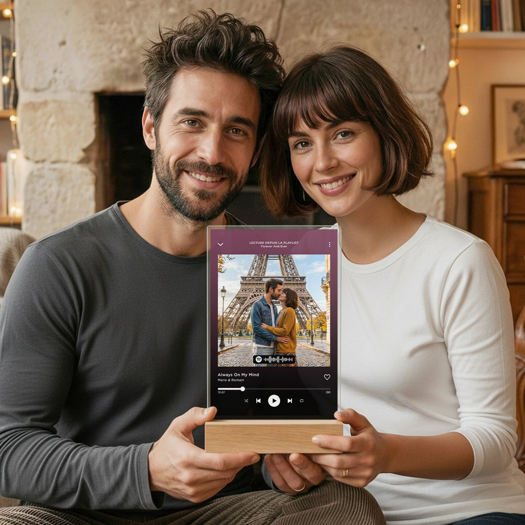 Présentoir acrylique « Chanson préférée »
