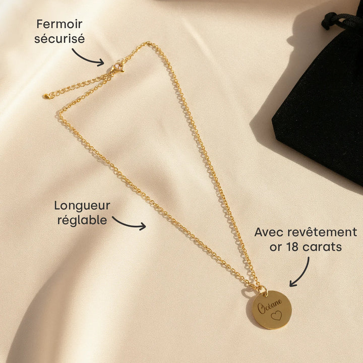 Collier personnalisé "Maman avec prénoms"