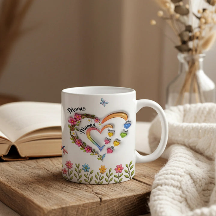 Tasse personnalisée "Mamie"