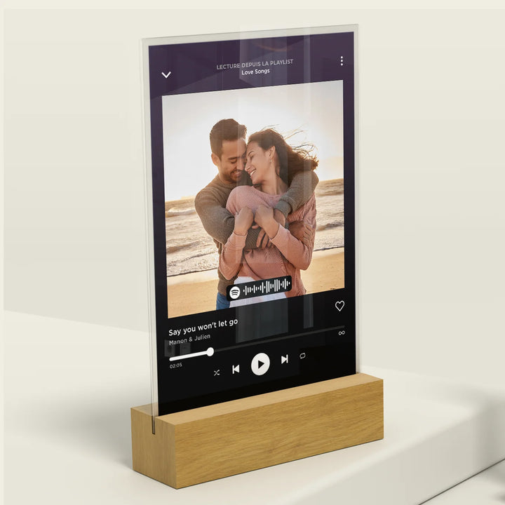 Présentoir acrylique « Chanson préférée »
