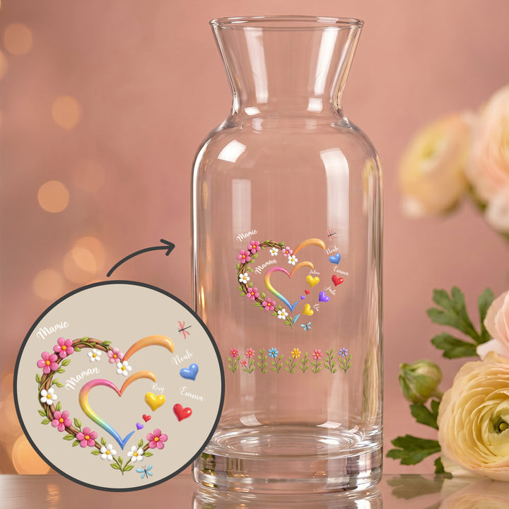 Vase personnalisée "Maman / Mamie"