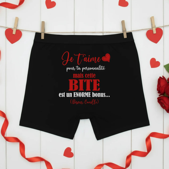 Boxer personnalisé "Extra Bonus"