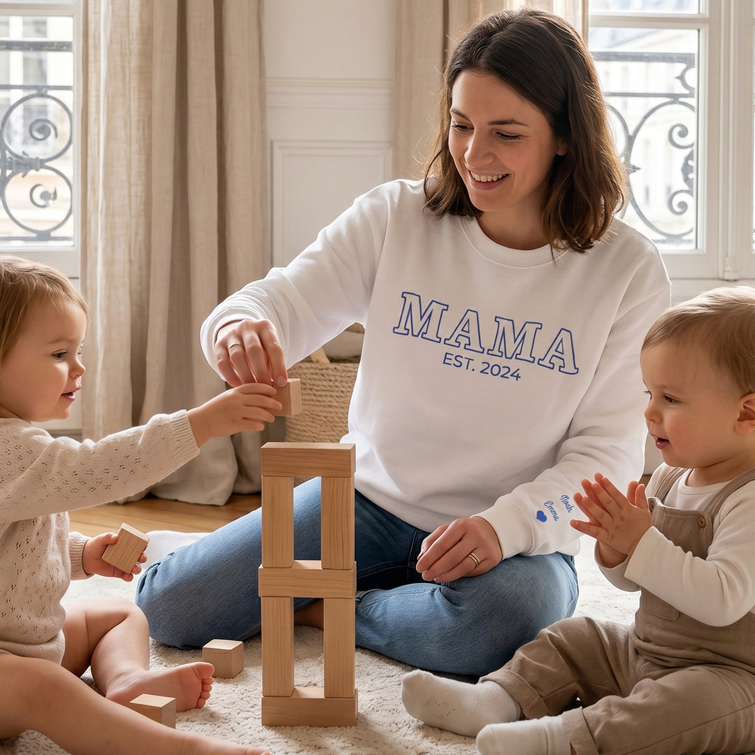Sweat personnalisé en duo "Parents"