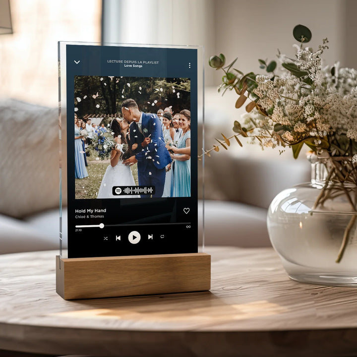 Présentoir acrylique « Chanson préférée »