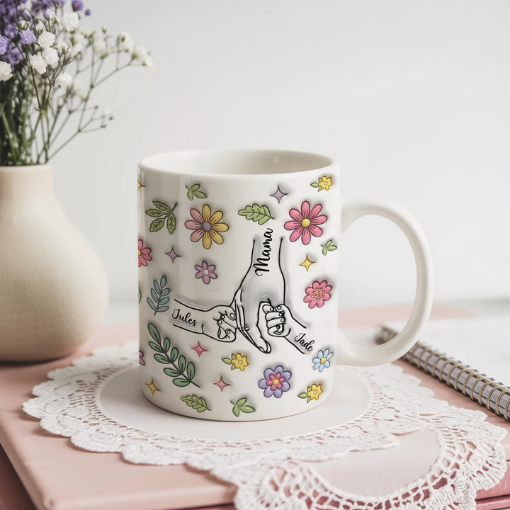Tasse personnalisée "Mains"