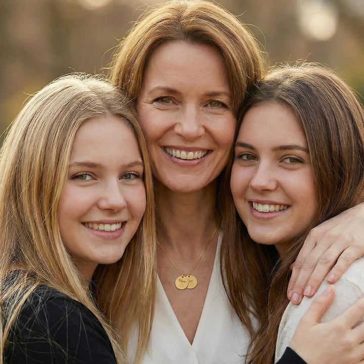 Collier personnalisé "Maman avec prénoms"