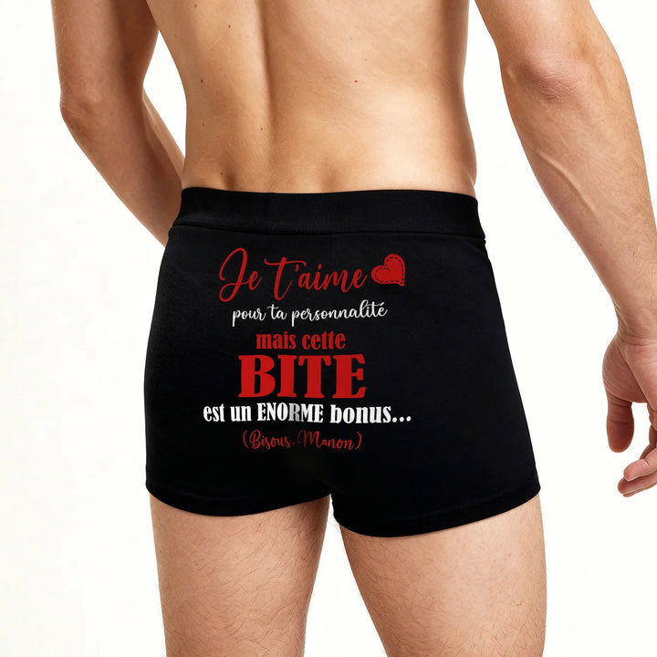 Boxer personnalisé "Extra Bonus"
