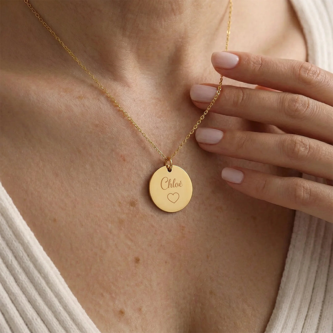 Collier personnalisé "Maman avec prénoms"