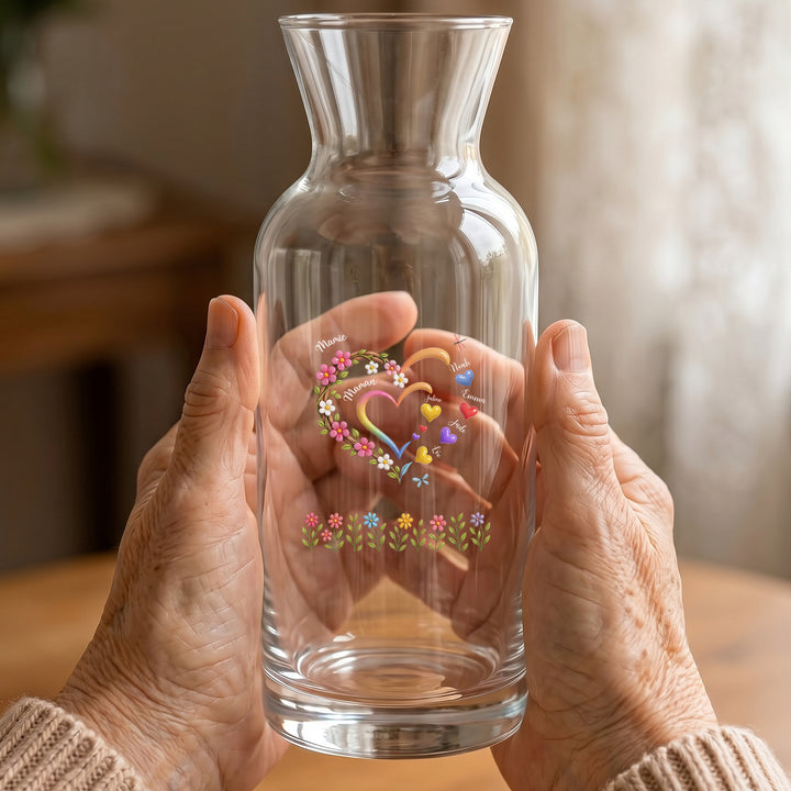 Vase personnalisée "Maman / Mamie"