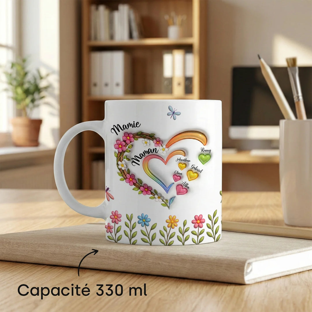 Tasse personnalisée "Mamie"