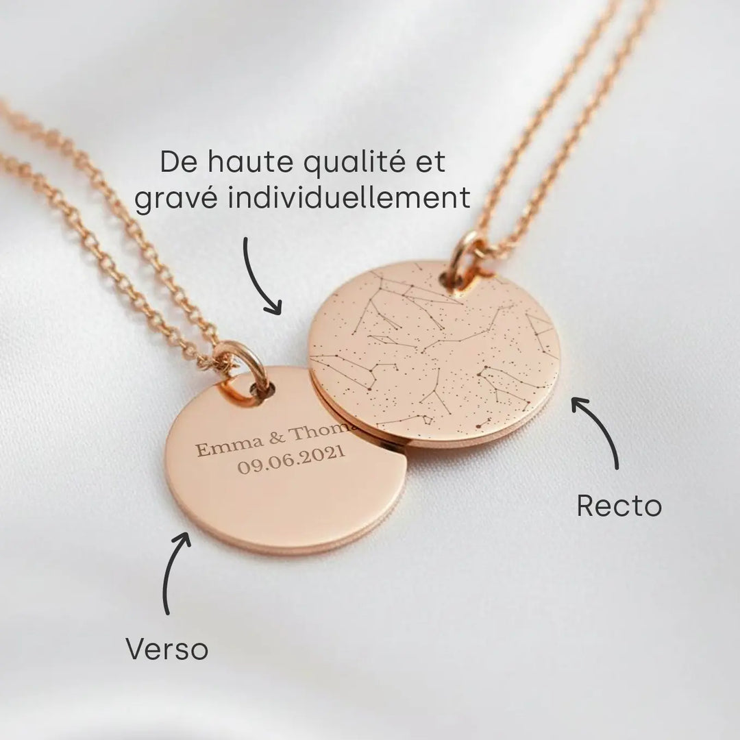 Collier personnalisé « Ciel étoilé »