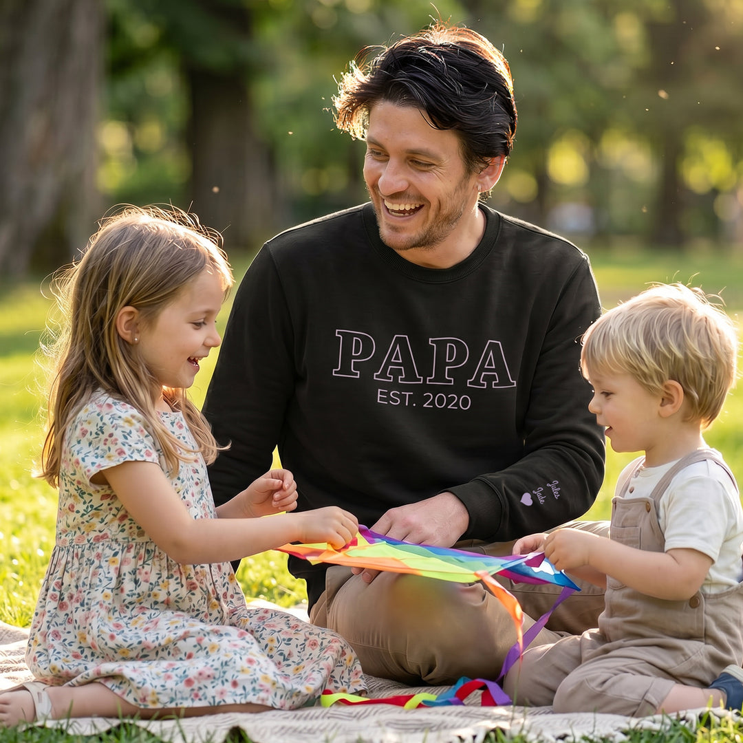 Sweat personnalisé en duo "Parents"