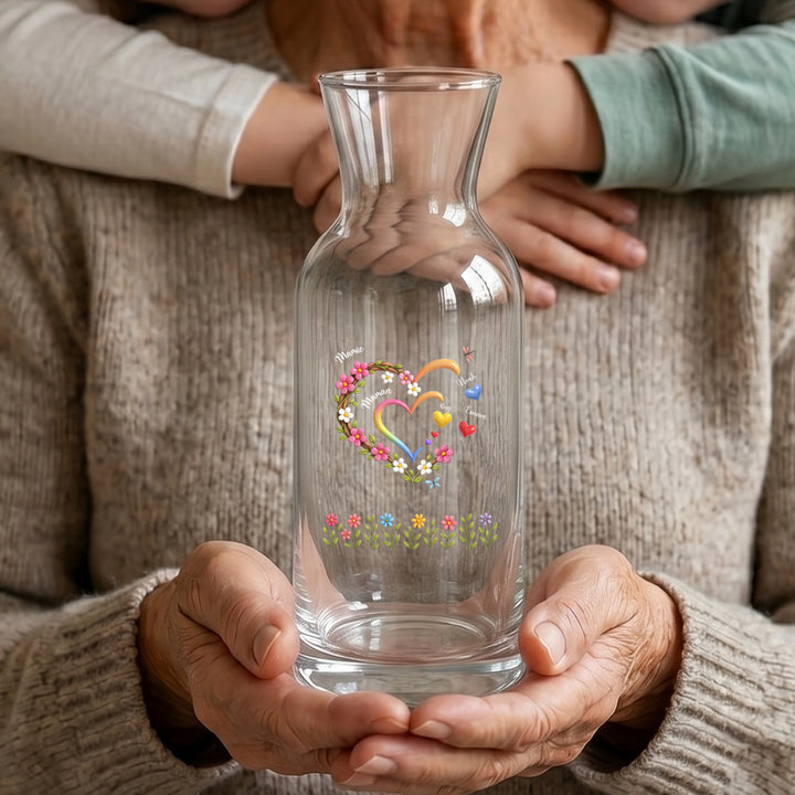 Vase personnalisée "Maman / Mamie"