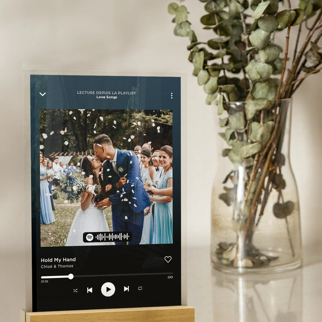 Présentoir acrylique « Chanson préférée »