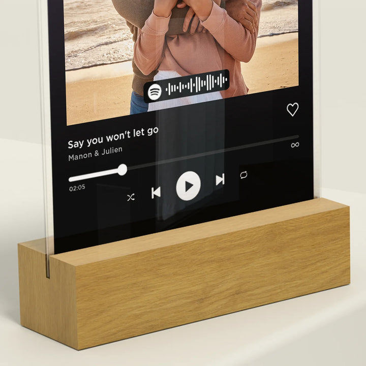 Présentoir acrylique « Chanson préférée »