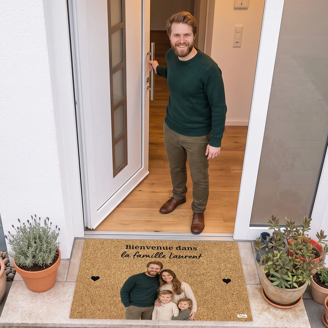 Paillasson personnalisé « Photo et texte » - famwalls, market_france