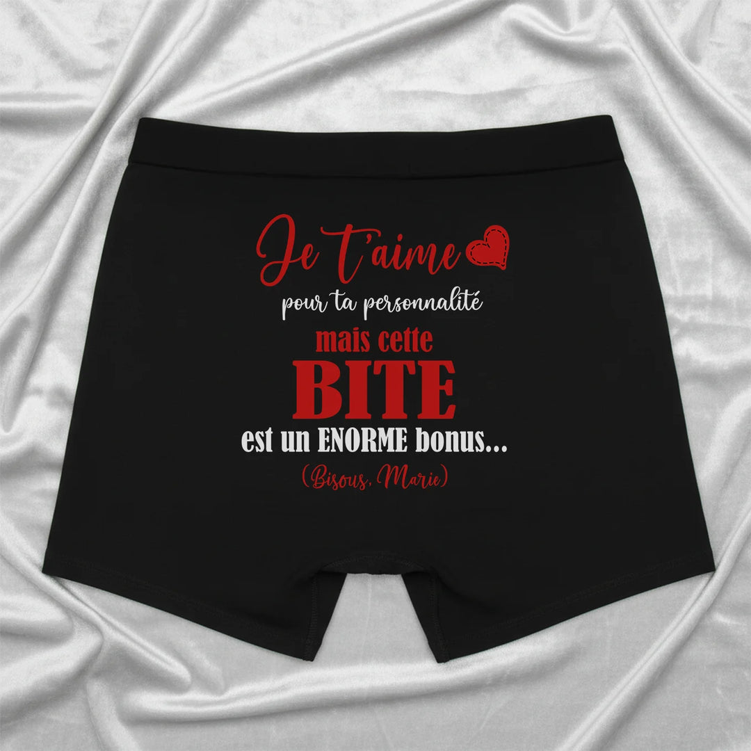 Boxer personnalisé "Extra Bonus"