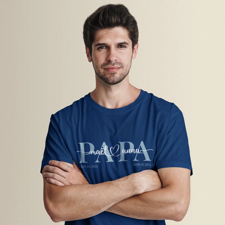 T-Shirt Personnalisé "Papa"
