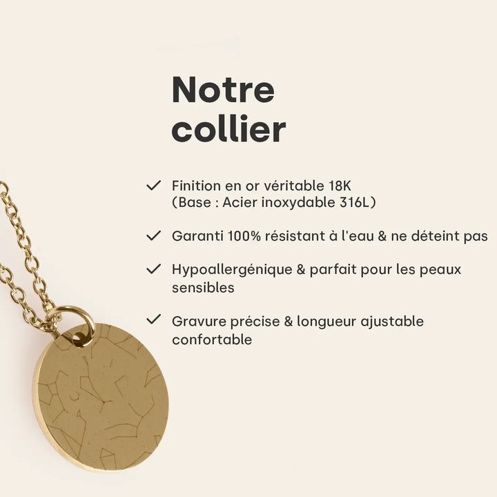 Collier personnalisé « Ciel étoilé »