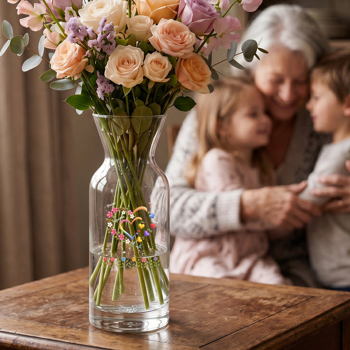 Vase personnalisée "Maman / Mamie"