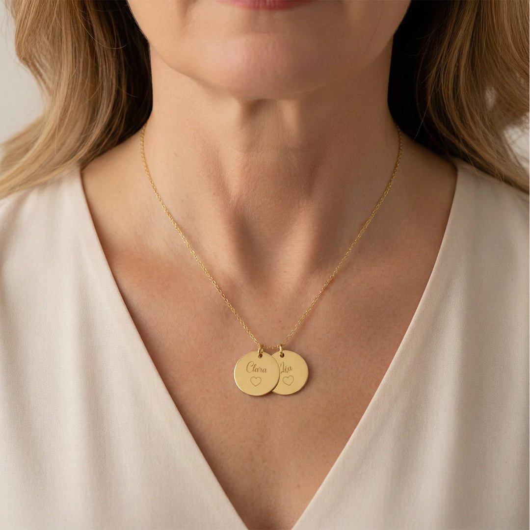 Collier personnalisé "Maman avec prénoms"