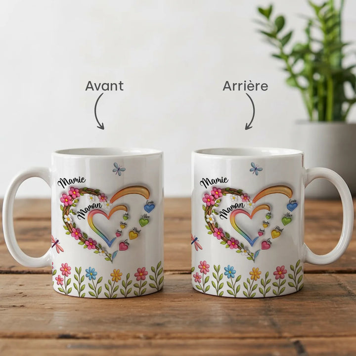 Tasse personnalisée "Mamie"