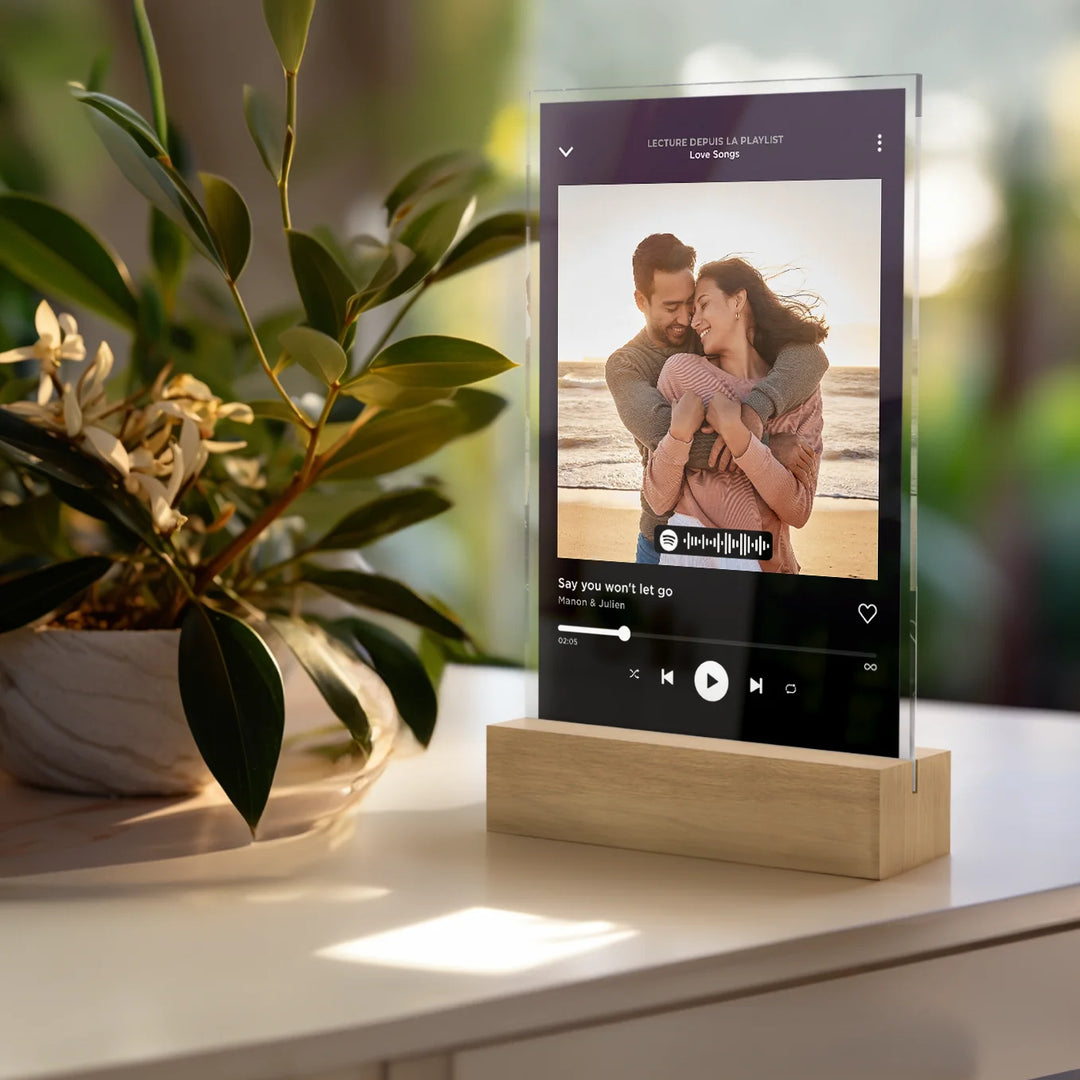 Présentoir acrylique « Chanson préférée »