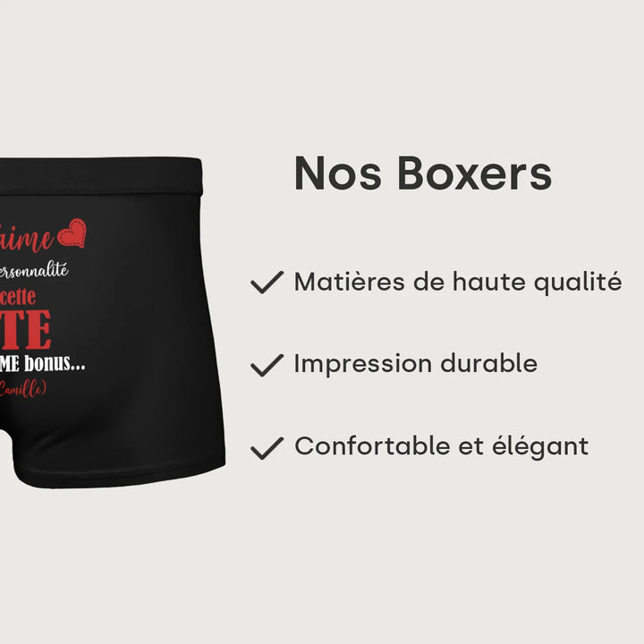 Boxer personnalisé "Extra Bonus"