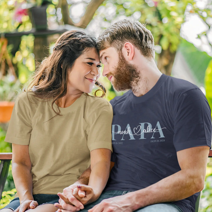 T-Shirt Personnalisé "Papa"