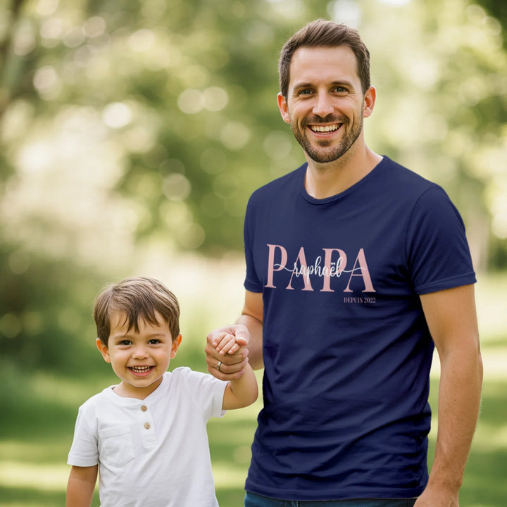 T-Shirt Personnalisé "Papa"
