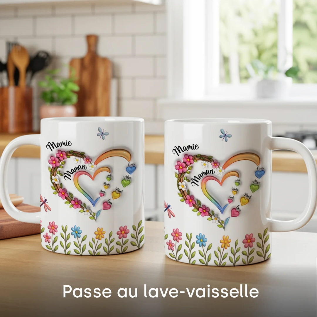 Tasse personnalisée "Mamie"