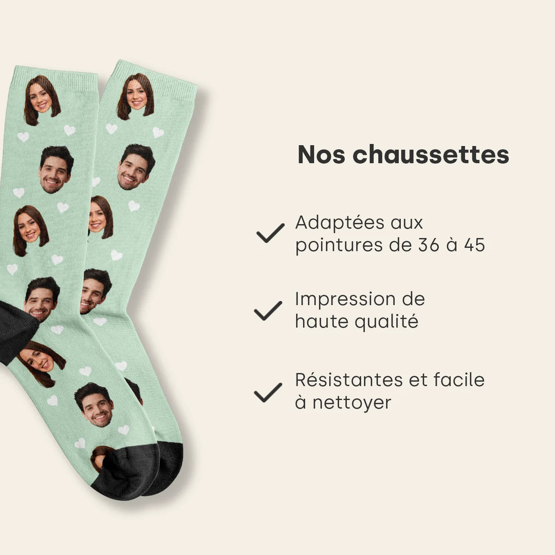 Chaussettes Personnalisées « Photo »