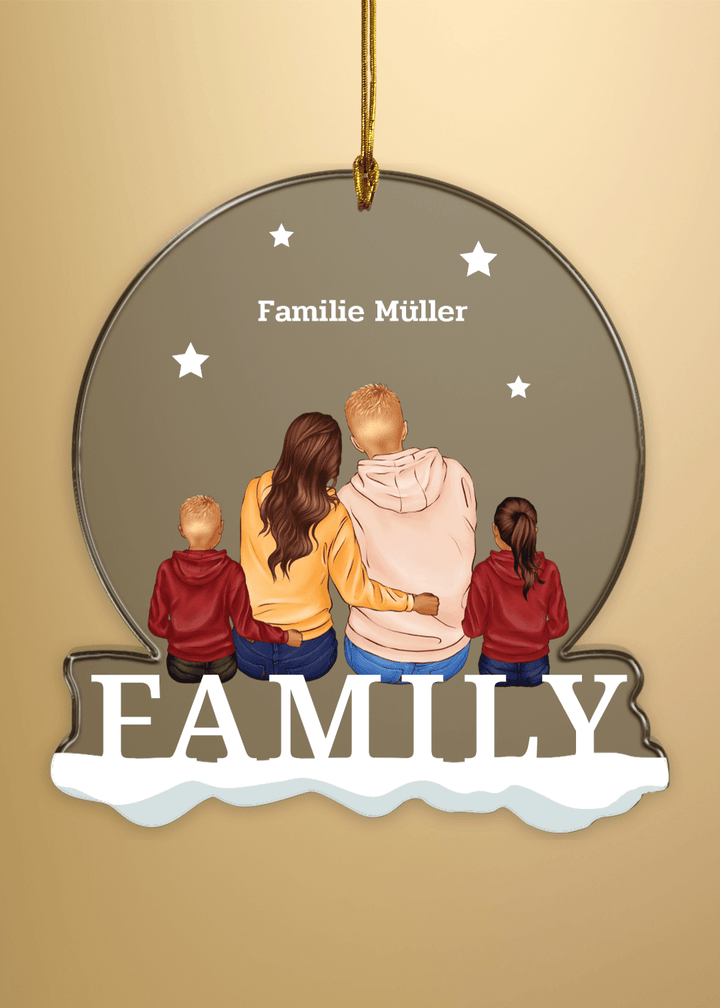 ''Family'' Weihnachtsanhänger famwalls