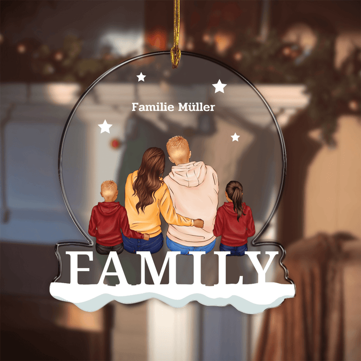 ''Family'' Weihnachtsanhänger famwalls