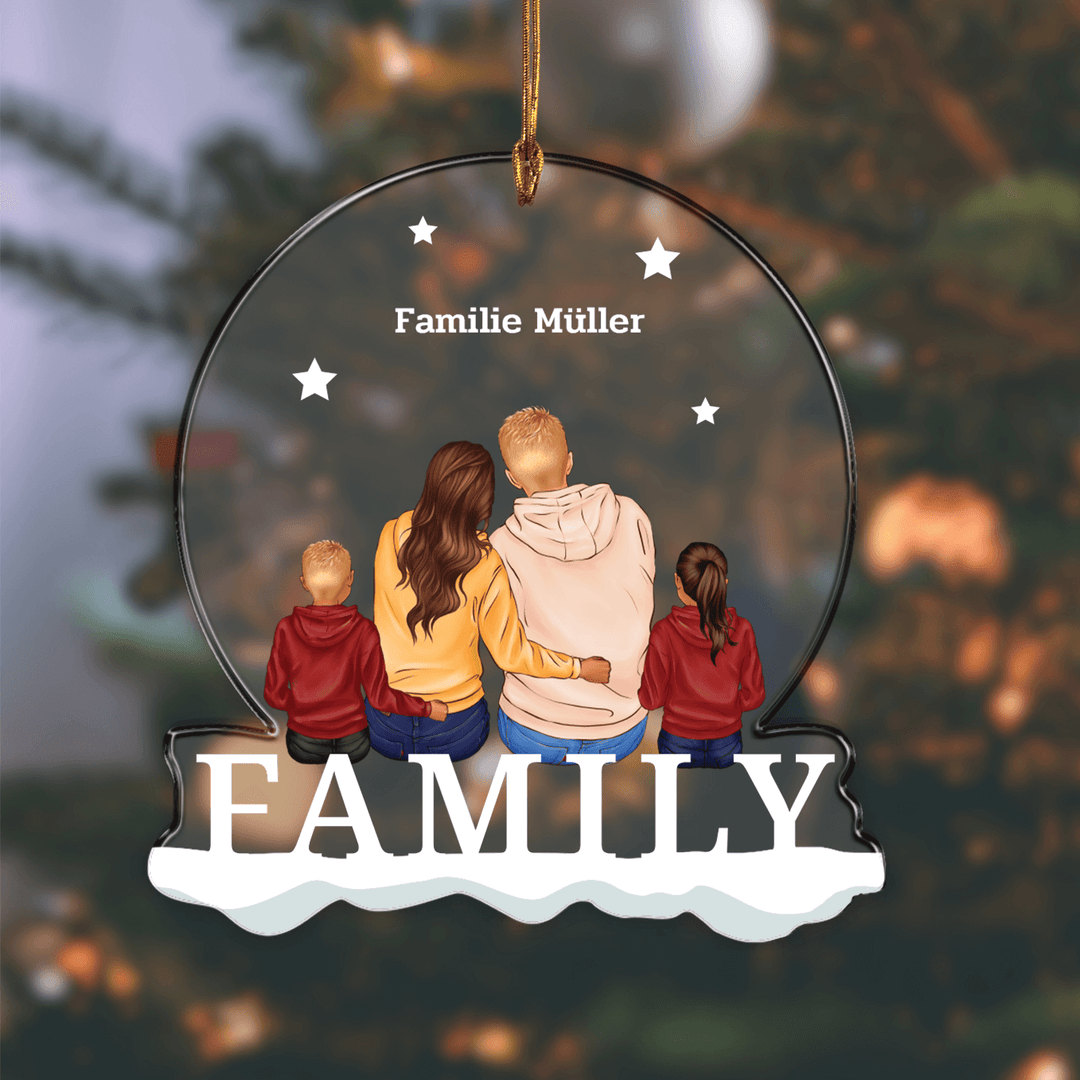 ''Family'' Weihnachtsanhänger famwalls