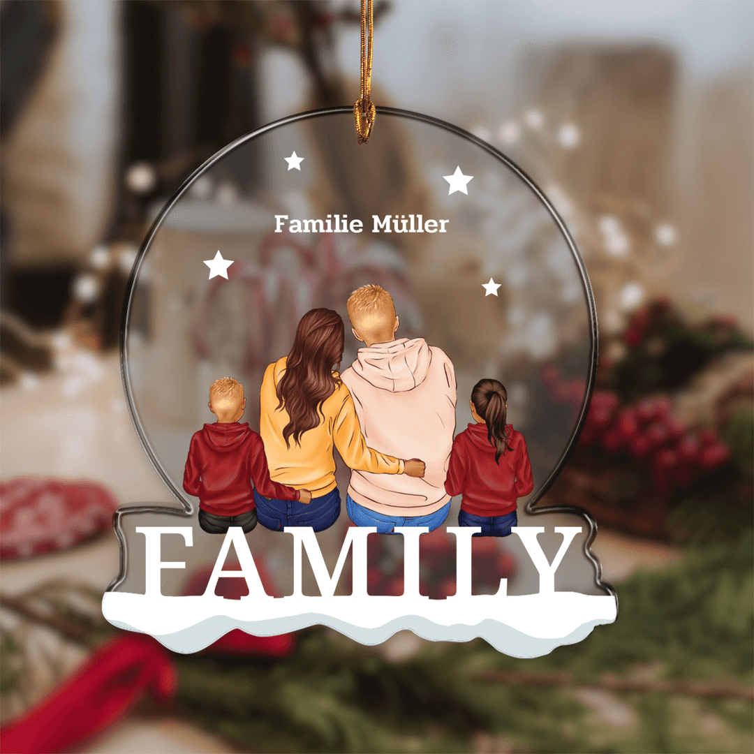 ''Family'' Weihnachtsanhänger famwalls